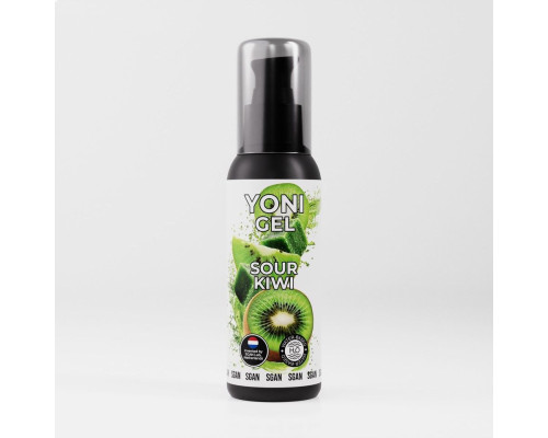 Лубрикант для орального секса SGAN со вкусом кислого киви - 100 мл.