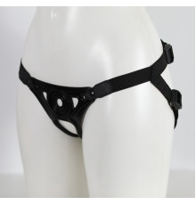 Черный пояс унисекс с коннектором