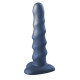 Черный нереалистичный дилдо Unicorn - 17,5 см.