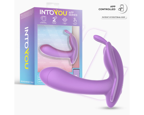 Сиреневый вибростимулятор Wingy для клитора и зоны G