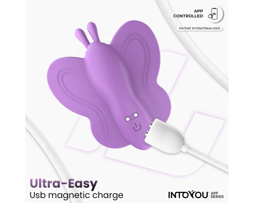 Сиреневый вибростимулятор Wingy для клитора и зоны G