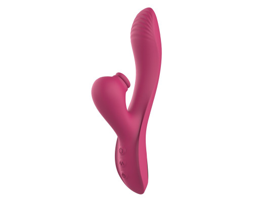 Розовый вибратор-кролик Dual G-Spot Vibe - 22,5 см.