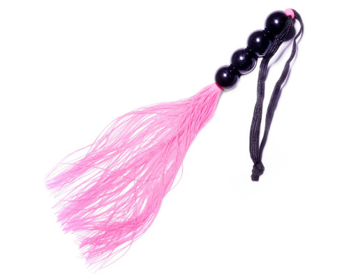 Розовая силиконовая плеть - 35,5 см.