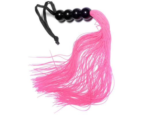 Розовая силиконовая плеть - 35,5 см.