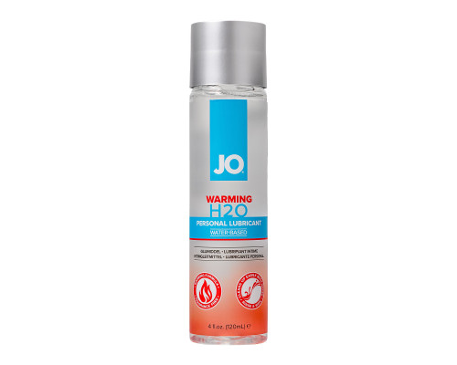 Возбуждающий лубрикант на водной основе JO Personal Lubricant H2O Warming - 120 мл.