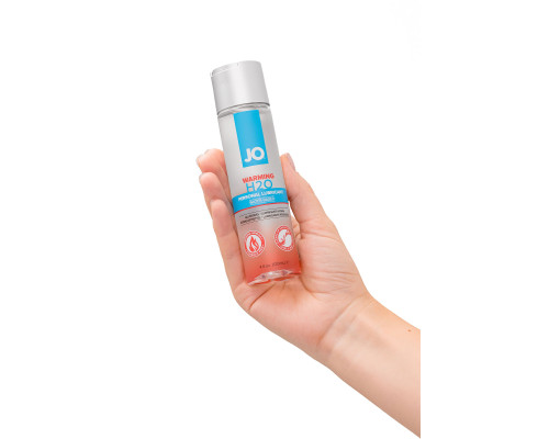 Возбуждающий лубрикант на водной основе JO Personal Lubricant H2O Warming - 120 мл.