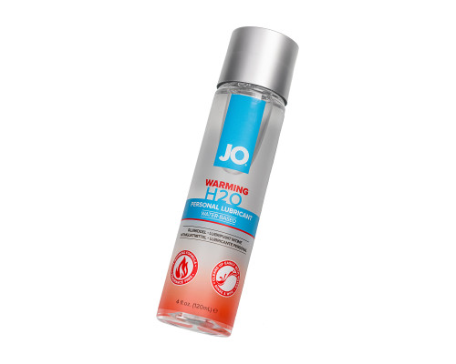 Возбуждающий лубрикант на водной основе JO Personal Lubricant H2O Warming - 120 мл.