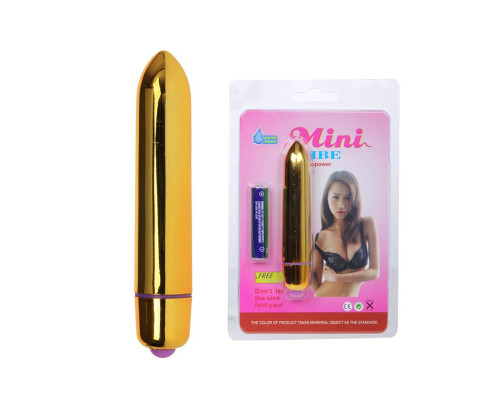 Золотистая водонепроницаемая вибропулька