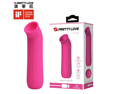 Ярко-розовый вакуумный стимулятор клитора Ford
