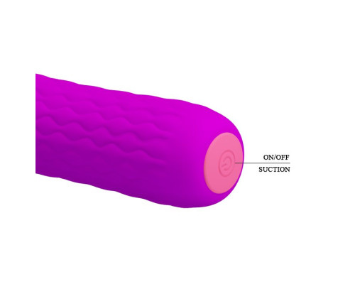 Лиловый вакуумный стимулятор клитора Jonas