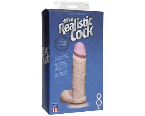 Ультрареалистичный фаллоимитатор The Realistic Cock ULTRASKYN 8” - 20,57 см.