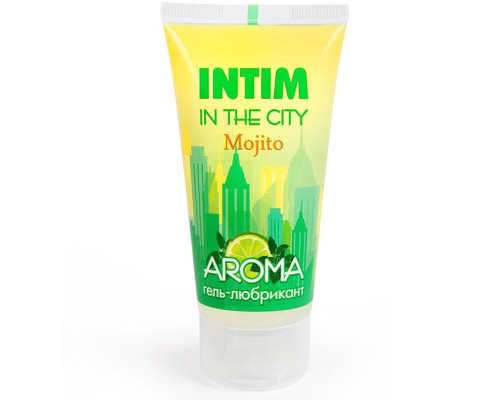 Увлажняющий лубрикант Intim Aroma с ароматом мохито - 60 гр.