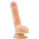 Телесный фаллоимитатор 9 Inch Sensa Feel Dildo - 22,8 см.