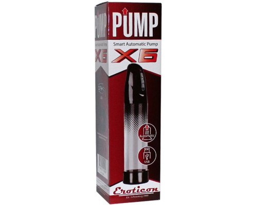 Вакуумная помпа Eroticon PUMP X6 с эффектом памяти
