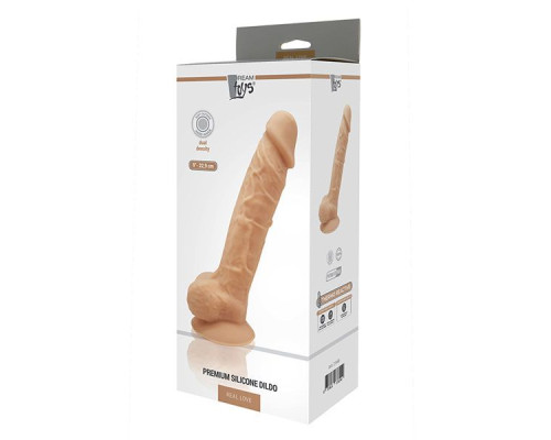 Телесный реалистичный фаллоимитатор DILDO 9INCH FLESH - 22,9 см.