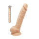 Телесный реалистичный фаллоимитатор DILDO 9INCH FLESH - 22,9 см.