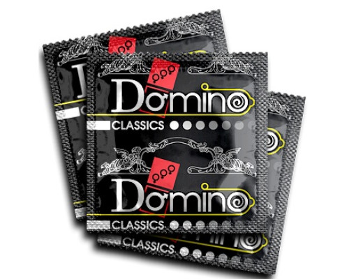 Ароматизированные презервативы Domino  Земляника  - 3 шт.