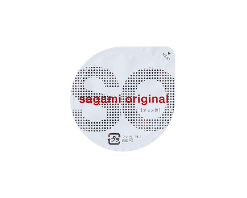 Ультратонкие презервативы Sagami Original 0.02 - 2 шт.