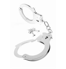 Металлические серебристые наручники Designer Metal Handcuffs