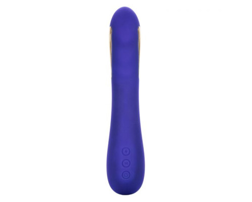 Фиолетовый вибратор с электростимуляцией Intimate E-Stimulator Petite Wand - 18,5 см.