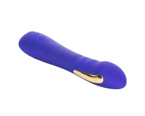 Фиолетовый вибратор с электростимуляцией Intimate E-Stimulator Petite Wand - 18,5 см.