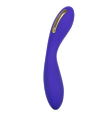 Фиолетовый вибратор с электростимуляцией Intimate E-Stimulator Wand - 21,5 см.