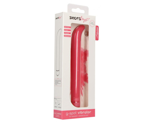 Розовый компактный вибростимулятор G-Spot Vibrator - 16 см.