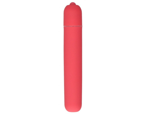 Розовая вибропуля Bullet Vibrator Extra Long - 10,5 см.