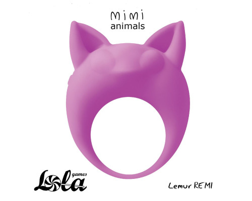 Фиолетовое эрекционное кольцо Lemur Remi Фиолетовое эрекционное кольцо Lemur Remi