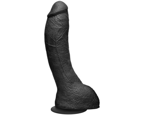 Черный фаллоимитатор-насадка The Perfect P-Spot Cock With Removable Vac-U-Lock Suction Cup - 22,9 см.