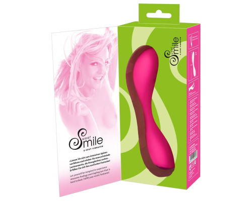 Розовый силиконовый вибратор G-Punkt-Vibrator - 16,7 см.