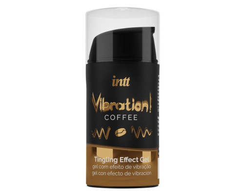 Жидкий интимный гель с эффектом вибрации Vibration! Coffee - 15 мл.