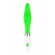 Зеленый фигурный вибратор Athamas - 22,7 см.