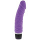 Фиолетовый вибратор-реалистик PURRFECT SILICONE CLASSIC 6.5INCH - 16,5 см.