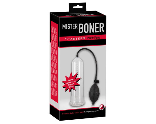 Помпа для пениса Mister Boner Starter - 21,5 см.