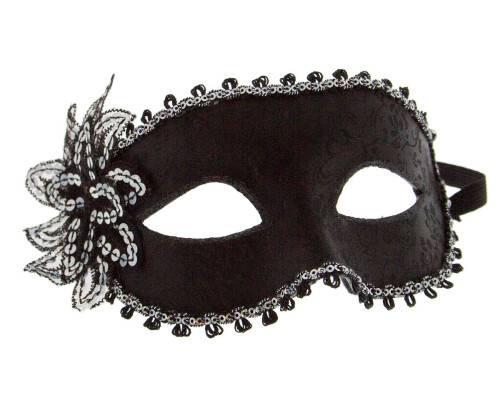 Карнавальная маска с цветком Venetian Eye Mask