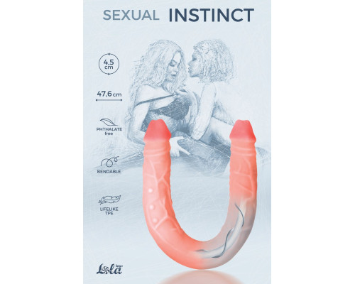 Гнущийся фаллоимитатор Sexual Instinct - 47,6 см.
