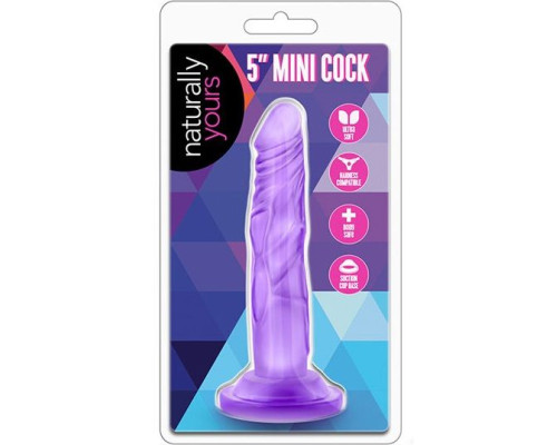 Фиолетовый фаллоимитатор 5 Inch Mini Cock - 14,6 см.