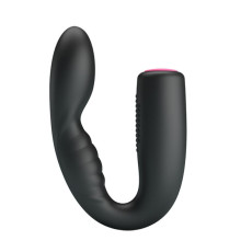 Черный гнущийся вибромассажер Quintion - 14 см.