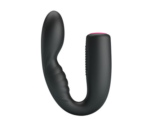 Черный гнущийся вибромассажер Quintion - 14 см.