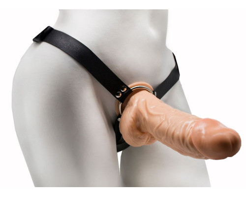 Пояс-трусики с реалистичной насадкой - 20,5 см.