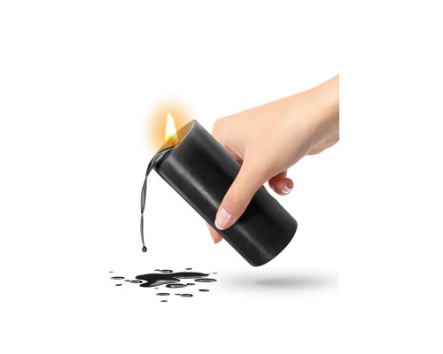 Черная низкотемпературная свеча для ваксплея