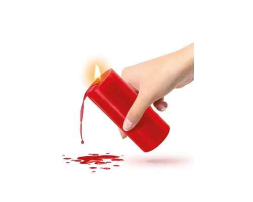 Красная низкотемпературная свеча для ваксплея