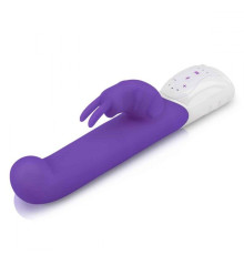 Фиолетовый вибромассажер для G-точки Come hither G-Spot Rabbit - 24,5 см.