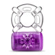 Фиолетовое эрекционное виброкольцо One Night Stand Vibrating C-Ring