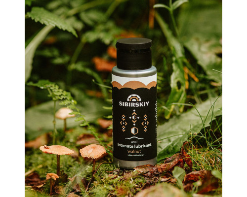Анальный лубрикант на водной основе SIBIRSKIY с ароматом грецкого ореха - 100 мл.