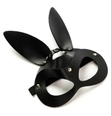 Черная маска  Зайка  с длинными ушками