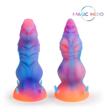 Светящийся в темноте фантазийный стимулятор - 20 см.