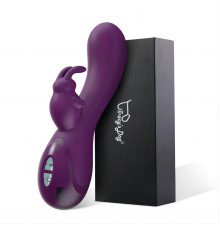 Фиолетовый вибратор-кролик Craybit Rabbit Vibrator - 21 см.