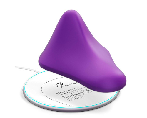 Фиолетовый треугольный вибромассажер Triangle Muscle Massager